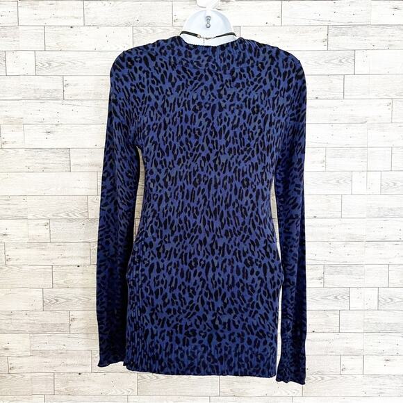 EXPRESS DESIGN STUDIO Leopard Print Pullover Sweater, M - Picture 7 of 10